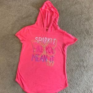 Girls hooded t-shirt